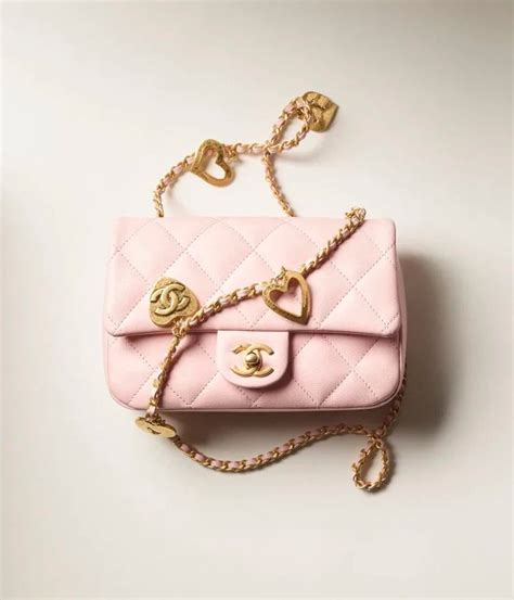 chanel mini flap bag with heart chain|chanel mini flap bag fashionphile.